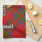 Clan MacDonald de Keppoch Crest Serviette de cuisi (Quart Plié)