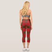 Clan MacDonald de Keppoch Tartan Capri Leggings (Verso)