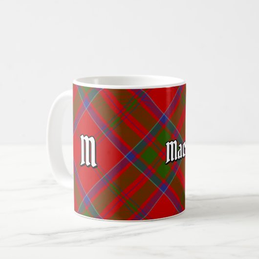 Clan MacDonald de Keppoch Tartan Coffee Mug (Devant gauche)