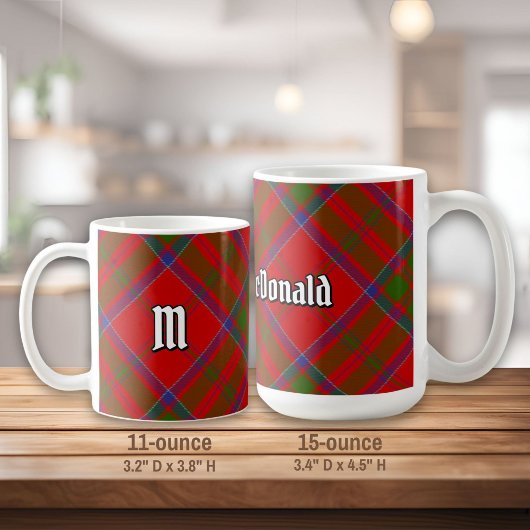 Clan MacDonald de Keppoch Tartan Coffee Mug