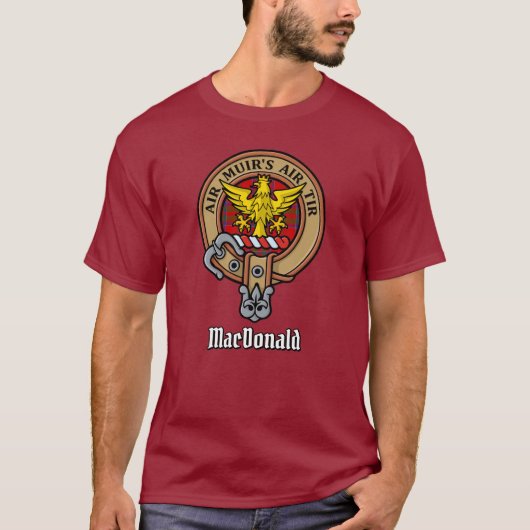 Clan MacDonald du T-shirt Keppoch Crest (Devant)