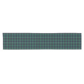 Clan MacDonald Green en Donkerblauw Schotse Tartan Korte Tafelloper (Horizontaal)