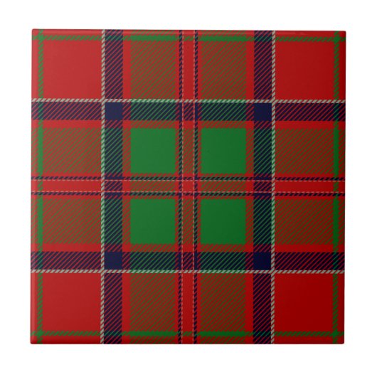 Clan MacDonald of Glencoe Tartan Tegeltje (Voorkant)