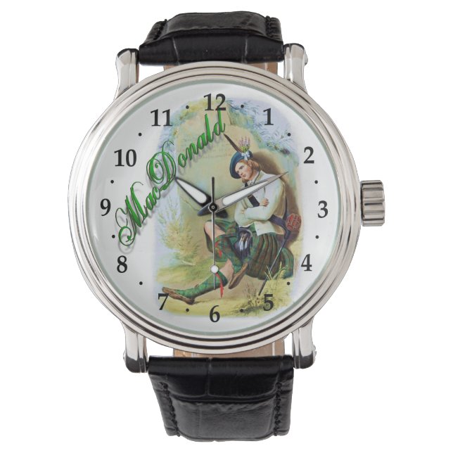 Clan MacDonald Scottish Dream Watch Horloge (Voorkant)