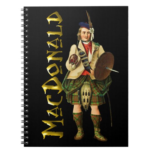 Clan MacDonald Scottish Highland Dreams Notitieboek (Voorkant)