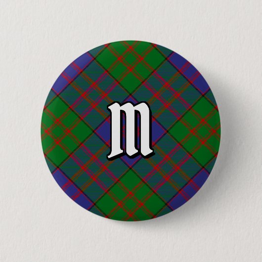 Clan MacDonald Tartan Button (Voorkant)