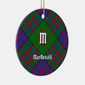Clan MacDonald Tartan Ceramic Ornament (Rechts)