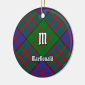 Clan MacDonald Tartan Ceramic Ornament (Links)