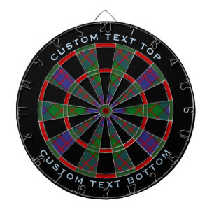 Clan MacDonald Tartan Dart Board Dartbord
