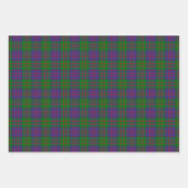 Clan MacDonald Tartan Envelopper les feuilles de p (Devant)