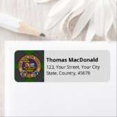 Clan MacDonald Tartan Étiquette (En situation)