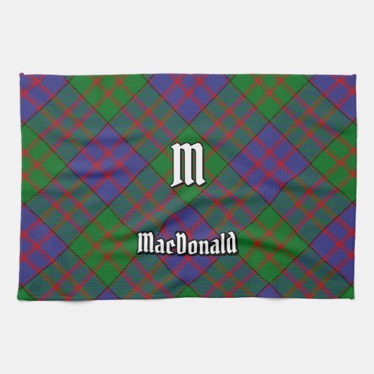 Clan MacDonald Tartan Kitchen Towel Theedoek (Horizontaal)