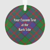 Clan MacDonald Tartan Ornament (dos)