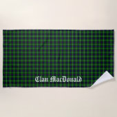 Clan MacDonald Tartan Pset Strandlaken (Voorkant)
