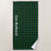 Clan MacDonald Tartan Pset Strandlaken (Voorkant)