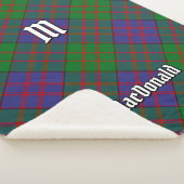 Clan MacDonald Tartan Sherpa Blanket Deken (3/4)