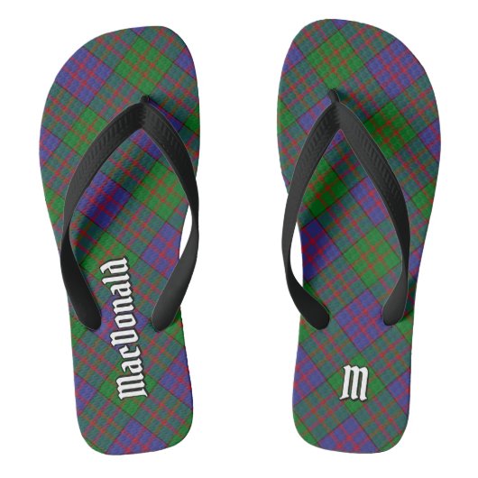 Clan MacDonald Tartan Teenslippers (Voetbed)
