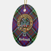 Clan MacDonald van Clanranald Crest Keramisch Ornament (Links)