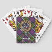 Clan MacDonald van Clanranald Crest-speelkaarten Pokerkaarten (Achterkant)