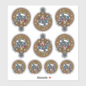 Clan MacDonald van Clanranald Crest Sticker Set (Vel)