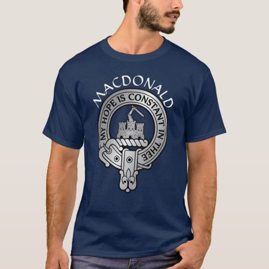 Clan MacDonald van Clanranald Crest T-shirt (Voorkant)