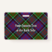 Clan MacDonald van Clanranald Tartan Badge (Achterkant)