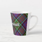 Clan MacDonald van Clanranald Tartan Latte Mok (Rechts)