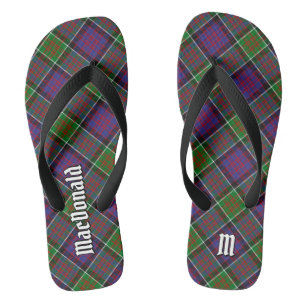 Clan MacDonald van Clanranald Tartan Teenslippers