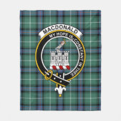 Clan MacDonald van de eilanden die de oudheid van  Fleece Deken (Voorkant)