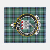Clan MacDonald van de islamitische jager van moder Fleece Deken (Voorkant (Horizontaal))