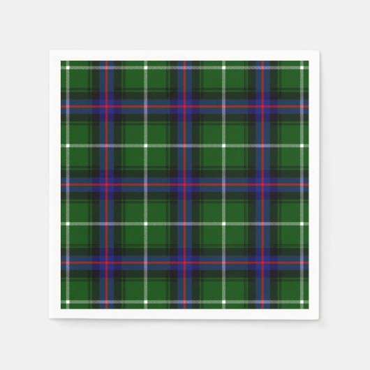 Clan MacDonald van de Isles Tartan Servetten (Voorkant)