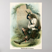 Clan MacDonald van Glencoe Poster (Voorkant)
