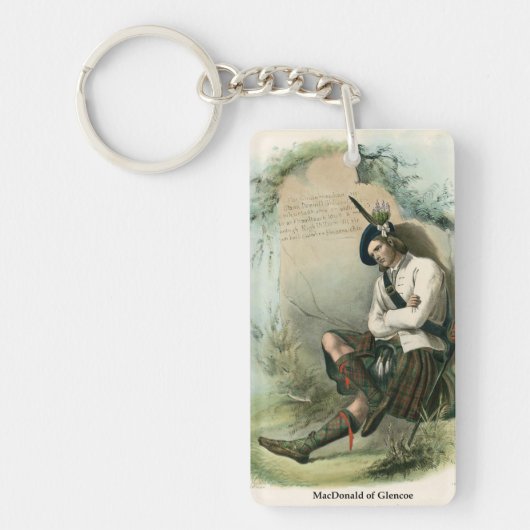 Clan MacDonald van Glencoe Sleutelhanger (Voorkant)