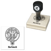 Clan MacDonald van Keppoch Crest Rubber Stamp Rubberstempel (Gestempeld)