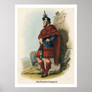 Clan MacDonald van Keppoch Poster