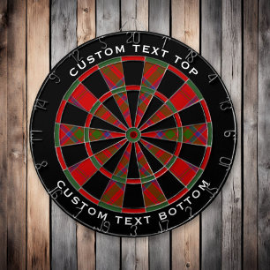 Clan MacDonald van Keppoch Tartan Dart Board Dartbord