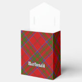 Clan MacDonald van Keppoch Tartan Favor Box Bedankdoosjes (Geopend)