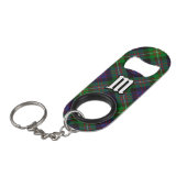 Clan MacDonell of Glengarry Tartan Mini Flessenopener (Voorkant Gekanteld)