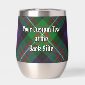 Clan MacDonell van Glengarry Wapen boven Tartan (Achterkant)