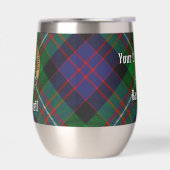 Clan MacDonell van Glengarry Wapen boven Tartan (Links)