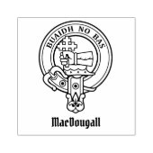 Clan MacDougall Crest Rubberstempel (Afrduk)