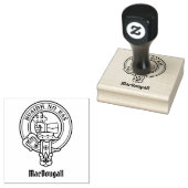 Clan MacDougall Crest Rubberstempel (Gestempeld)