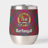 Clan MacDougall Crest sur Tartan (Avant)