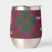 Clan MacDougall Crest sur Tartan (Gauche)