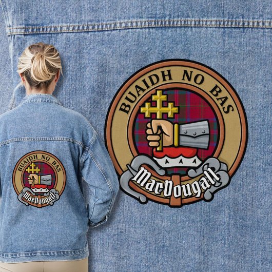 Clan MacDougall Crest sur Tartan