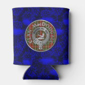 Clan MacDougall Crest & Tartan Blikjeskoeler (Achterkant)