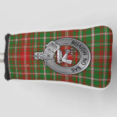 Clan MacDougall Crest & Tartan Golfheadcover (Voorkant)