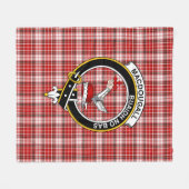Clan MacDougall Dress Tartan Pset Fleece Deken (Voorkant (Horizontaal))