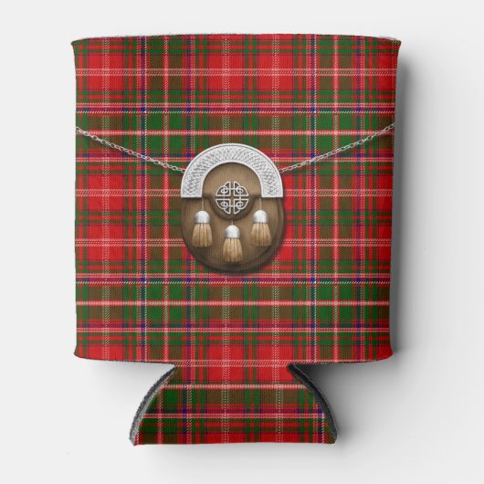 Clan MacDougall Tartan en Sporran Koelbox Blikjeskoeler (Voorkant)