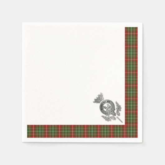 Clan MacDougall Tartan Servet (Voorkant)